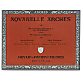 Arches® Aquarelle Watercolor Block, 140 Lb, Hot Press, 12" x 16"