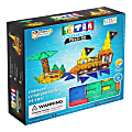 Tytan Toys Magnetic Tile Blocks Pirate Ship Kit, Assorted Colors, Kit Of 60 Pieces 1 thumbnail image