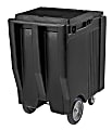 Cambro SlidingLid Ice Caddy, Tall, 200-Lb Capacity, Black