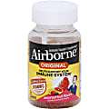 Airborne Immune Supplement Gummy For Immune Support, Fruit, Box Of 21
