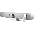 Logitech Rally Bar Mini All-In-One Video Bar for Small to Medium Rooms, White - 3840x 2160 Video - 120° Angle - 960001348 1 thumbnail image