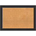 Amanti Art Cork Bulletin Board, 41" x 29", Natural, Corvino Black Wood Frame 1 thumbnail image