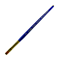 Robert Simmons S60 Sapphire Series Short-Handle Paint Brush, Size 8, Shader Bristle, Sable/Synthetic, Blue