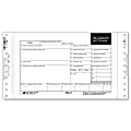 ComplyRight Self-Mailer W-2 Tax Forms, Outside Copy 1/D, Inside Copies B And C, 3-Part, 9 1/2" x 11", Pack Of 100 Forms