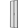 Vertiv 42U x 800mm Wide Split Perforated Doors Black - Metal - Black - 42U Rack Height - 2 Pack - 31.5" Width