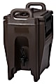 Cambro Ultra Camtainer Beverage Dispenser, 3 Gallons, Dark Brown