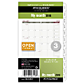 AT-A-GLANCE® Day Runner® Express Monthly Planner Refill, 3 3/4" x 6 3/4", 30% Recycled, White, January to December 2018 (063-685Y-18)