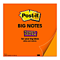 Post-it® Notes Super Sticky Big Notes, 30 Sheets, 15" x 15", Neon Orange 1 thumbnail image