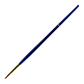 Robert Simmons Sapphire Series Long-Handle Paint Brushes, Size 12, Sable Hair, Synthetic, Blue