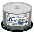 SKILCRAFT® Thermal Printable 52x CD-R Discs, 50-Pack Spindle (AbilityOne 7045-01-626-9521) 1 thumbnail image