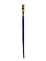 Robert Simmons Sapphire Series Long-Handle Paint Brushes, Size 14, Sable Hair, Synthetic, Blue