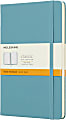 Moleskine Classic Hard Cover Notebook, 5" x 8-1/4", Ruled, 240 Pages, Reef Blue 1 thumbnail image