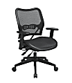 Office Star™ Deluxe AirGrid Ergonomic Mesh Mid-Back Manager's Chair, Black