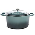 Crock-Pot Artisan 7-Quart Cast Iron Dutch Oven, Slate Gray