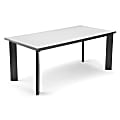 OFM Multi-Use Library Table, 72"W x 36"D, Gray Nebula