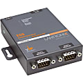 Lantronix 2-Port Secure Serial (RS232/ RS422/ RS485) to Ethernet Gateway; Embedded Linux OS Support; SDK; International 110-240 VAC 1 thumbnail image
