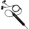 Panasonic Noise Canceling Earphones - Stereo - Mini-phone (3.5mm) - Wired - 103 Ohm - 10 Hz - 20 kHz - Earbud - Binaural - In-ear - Noise Canceling - Black, Silver