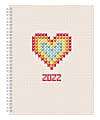 Office Depot® Brand Weekly/Monthly Planner, 8-1/2" x 11", Knitted Goodness, January to December 2022, RY21KTGDNS004