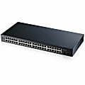 ZyXEL GS1900-48 L2 Web Managed 48-Port GbE Rackmount Switch with 2 SFP, Total 50-Ports - 48 Ports - Web Manage - GS190048 1 thumbnail image