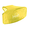 Fresh Products Eco Clip Toilet And Trash Air Fresheners, Citrus Scent, 1.9 Oz, Yellow, Pack Of 72 Air Fresheners