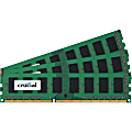 Crucial 12GB Kit (4GBx3), 240-Pin DIMM, DDR3 PC3-8500 Memory Module