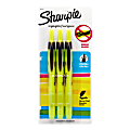 Sharpie® Accent® Retractable Highlighters, Fluorescent Yellow, Pack Of 3 1 thumbnail image