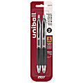 uni-ball® Signo Gel 207™ Retractable Gel Pens, Medium Point, 0.7 mm, Black Barrel, Black Ink, Pack Of 2 1 thumbnail image