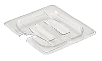 Cambro Camwear 1/6 Notched Food Pan Lids With Handles, Clear, Set Of 6 Lids 1 thumbnail image