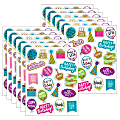 Teacher Created Resources® Stickers, Confetti Happy Birthday, 120 Stickers Per Pack, Set Of 12 Packs 1 thumbnail image