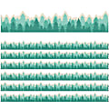 Eureka School Extra-Wide Deco Trim, Adventurer Trees, 37’ Per Pack, Set Of 6 Packs 1 thumbnail image