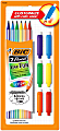 BIC® Xtra-Fun Custom Graphite Pencils, #2 HB, Assorted Striped Barrel Colors, Pack Of 6 Pencils 1 thumbnail image