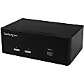 StarTech.com 2-port KVM Switch with Dual VGA and 2-port USB Hub - USB 2.0