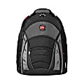 Wenger® Synergy Laptop Backpack, Black/Gray