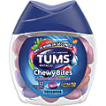 TUMS Chewy Bites Chewable Antacid Tablets, Assorted Berries, Bottle Of 32 Tablets 1 thumbnail image