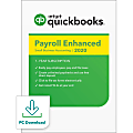 Intuit® QuickBooks® Desktop Payroll Enhanced 2020, 1 User, 1-Year Subscription, Windows®, Download 1 thumbnail image