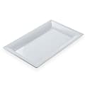 American Metalcraft Melamine Platters, 13" x 21", White, Pack Of 8 Platters