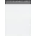 Partners Brand 24" x 36" Poly Mailers With Tear Strips, White, Case Of 200 Mailers 1 thumbnail image