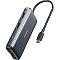ANKER PowerExpand 8-in-1 USB-C PD Media Hub - for Notebook/Monitor - 100 W - USB 3.0 Type C - 2x USB 3.0 - USB Type-C -RJ45  - HDMI - Wired 1 thumbnail image