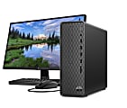 HP Slim S01-pF1046b Desktop PC Bundle, 23.8" Screen, Intel® Core™ i3, 8GB Memory, 256GB Solid State Drive, Windows® 10, 9EE15AA#ABA 1 thumbnail image