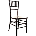 Flash Furniture Advantage Resin Chiavari Chair, Mahogany