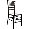 Flash Furniture Advantage Resin Chiavari Chair, Mahogany 1 thumbnail image