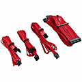 Corsair Premium Individually Sleeved PSU Cables Starter Kit Type 4 Gen 4 - Red - For Power Supply - Red - 4 1 thumbnail image