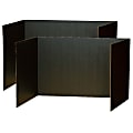 Pacon Privacy Boards, 16"H x 48"W x 12"D, Black, 4 Boards Per Pack, Set Of 2 Packs 1 thumbnail image