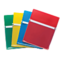 Charles Leonard Magnetic Pockets, 9-1/2" x 11-3/4", Assorted Colors, Pack Of 4 Pockets 1 thumbnail image