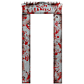 Amscan Halloween Bloody Doorway Entry, 84”H x 3-1/2”W, Red