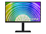 Samsung S27A600UUN - S60UA Series - LED monitor - 27" - 2560 x 1440 QHD @ 75 Hz - IPS - 300 cd/m² - 1000:1 - HDR10 - 5 ms - HDMI, DisplayPort, USB-C - black