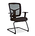 Lorell® Ergonomic Mesh Guest Chair, Black