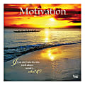 Brown Trout Monthly Life Wall Calendar, 12" x 12", Motivation, January To December 2021 1 thumbnail image