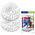 O-Cedar EasyWring Spin Mop Refill - MicroFiber - White - 2 / Pack 1 thumbnail image