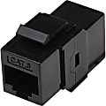 Intellinet Cat6 Inline Coupler, Keystone Type - Network coupler - RJ-45 (F) to RJ-45 (F) - CAT 6 - black 1 thumbnail image